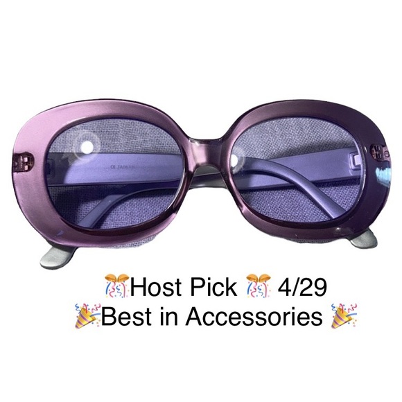 Lulus Accessories - 🎉HP🎉 Lulu Lilac Oval Sunglasses